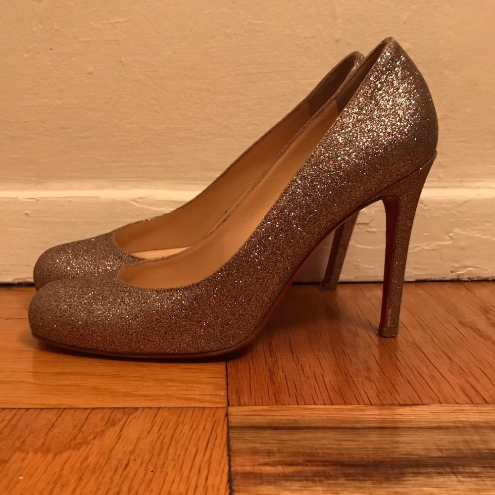 Authentic Christian Louboutin Pumps in Glitter